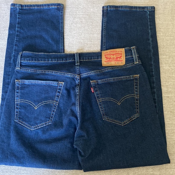 Levi’s 559 Dark wash Relaxed Straight Leg Jeans Size 34/30. NWOT - Picture 7 of 12